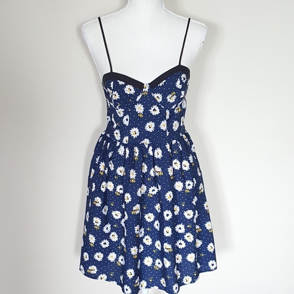 delias Dresses & Skirts - Blue floral spaghetti strap dress